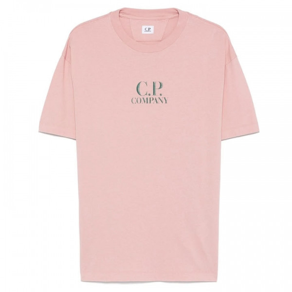 ◆당일◆25SS 로고 프린트 티셔츠 핑크 18CMTS141A 005100W 520