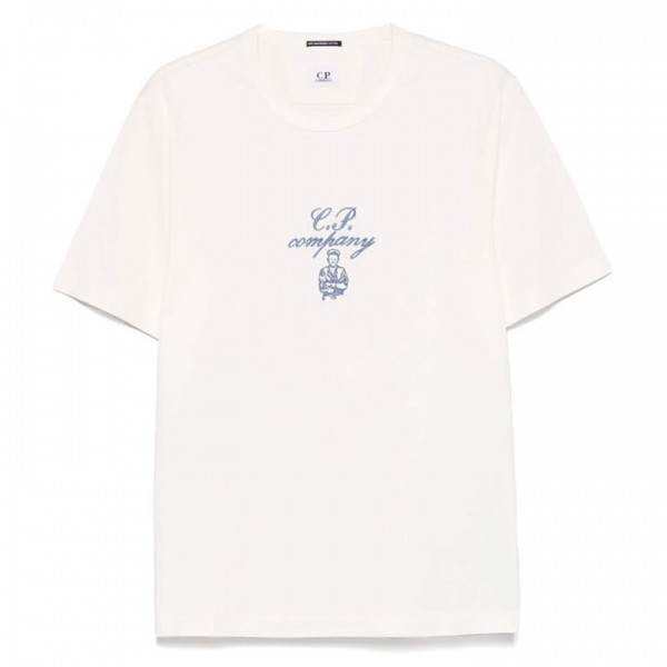 ◆당일◆25SS 로고 자수 티셔츠 화이트 18CMTS109A 110301W 103