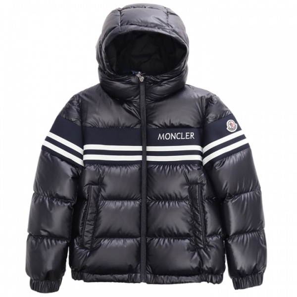 ◆키즈◆23FW 여성 망갈 MANGAL 로고 패치 후드 패딩자켓 다크네이비 1A000 57 595ZJ 778