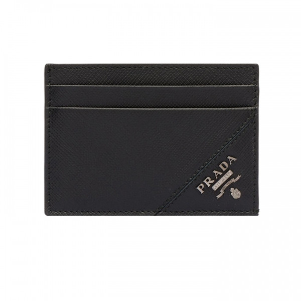 ◆당일◆25FW 은장 로고 카드지갑&머니클립 블랙 2MC047 QME F0002
