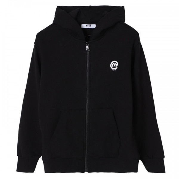 ◆키즈◆25SS 키즈 로고 프린트 후드집업 블랙 S5MSJBZH276 110