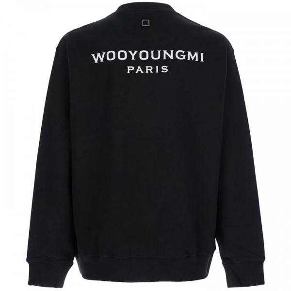◆당일◆25SS 시그니처 백로고 맨투맨 블랙 W251TS27 723B