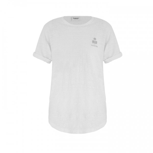 ◆당일◆26SS 콜디아 KOLDIA 로고 린넨 티셔츠 화이트 TS0315FB A1N10E 20WH