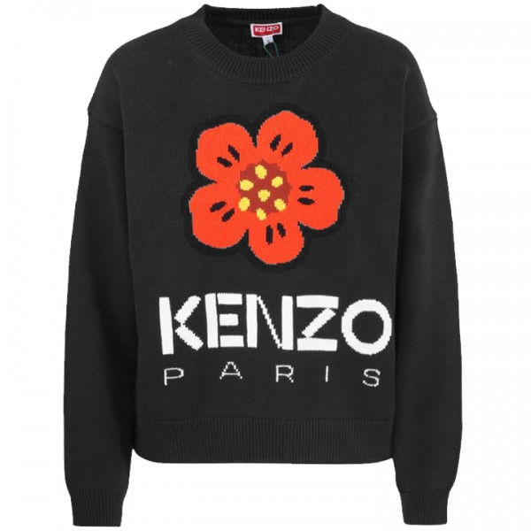 ◆당일◆23SS 플라워 로고 니트 블랙 2PU380 3LC 99J