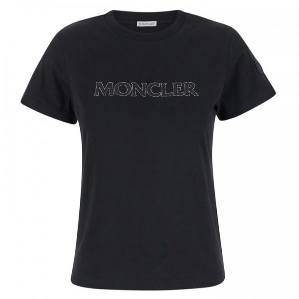 ◆당일◆24FW 큐빅 로고 티셔츠 블랙 8C000 21 89AIJ 999