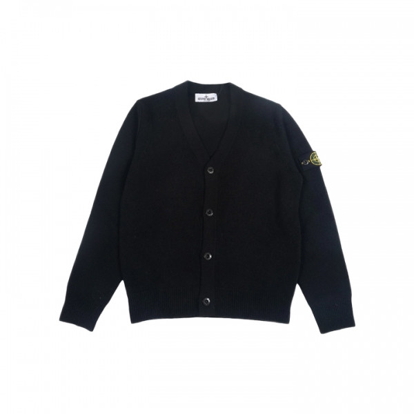 ◆키즈◆키즈 와펜 패치 V넥 울 가디건 블랙 K2S16 5100001 S00M1 V0029