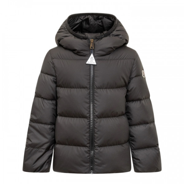 ◆키즈◆25FW 여성 비울라 BEULAH 로고 패치 패딩자켓 블랙 1A000 40 54AQE 999