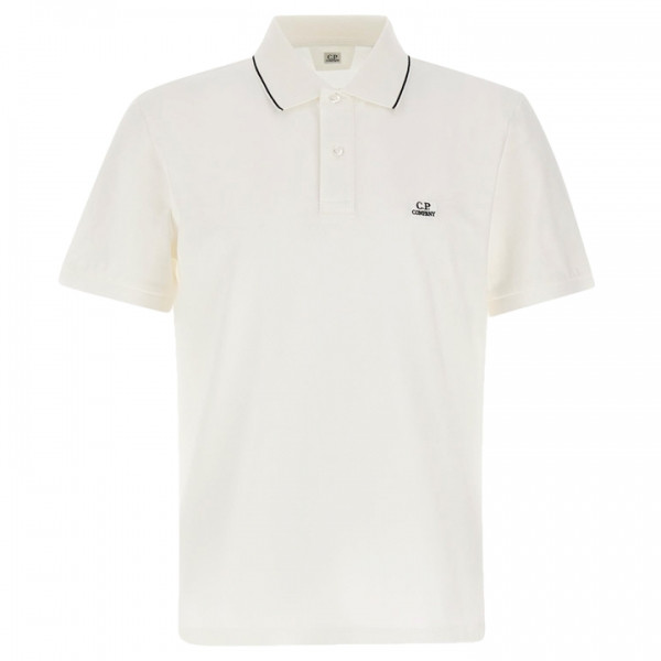 ◆당일◆24FW 로고 패치 라인 카라 티셔츠 화이트 17CMPL097A 005263W 103