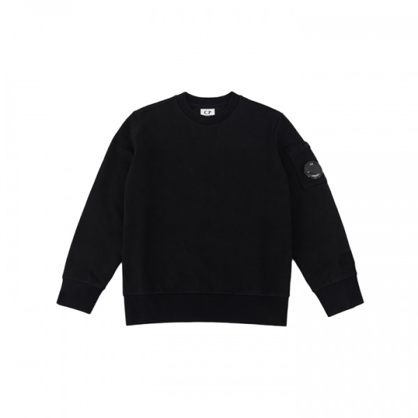 ◆키즈◆여성 렌즈 와펜 포켓 맨투맨 블랙 20CKSS023C 00LCA69 999