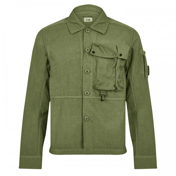 ◆13주년◆렌즈 와펜 포켓 셔츠 자켓 카키 12CMOS101A 005782G 660