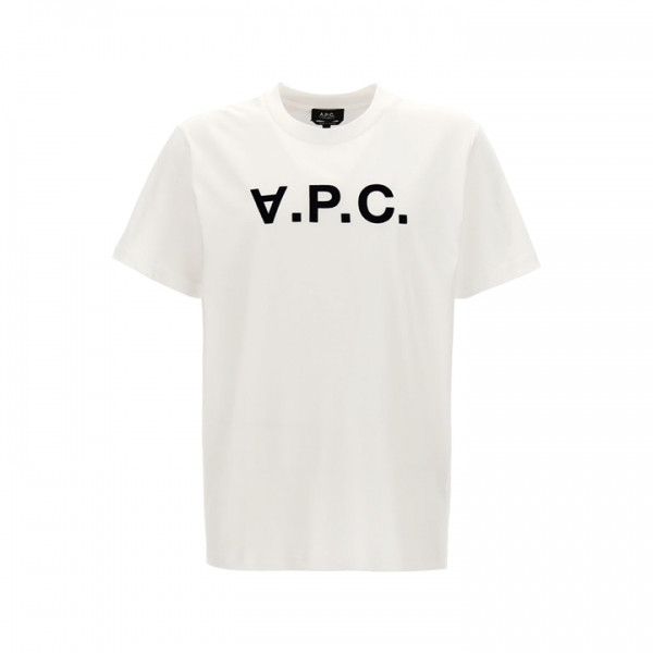 ◆당일◆26SS VPC 벨벳 로고 스탠다드핏 티셔츠 화이트 COHBM M26384 TAE