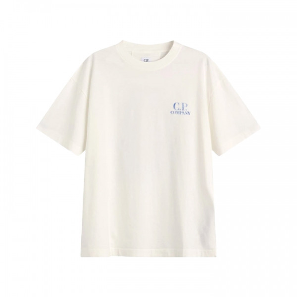 ◆당일◆26SS 로고 프린트 세일러 반팔 티셔츠 화이트 20CMTS143A 110579W 103