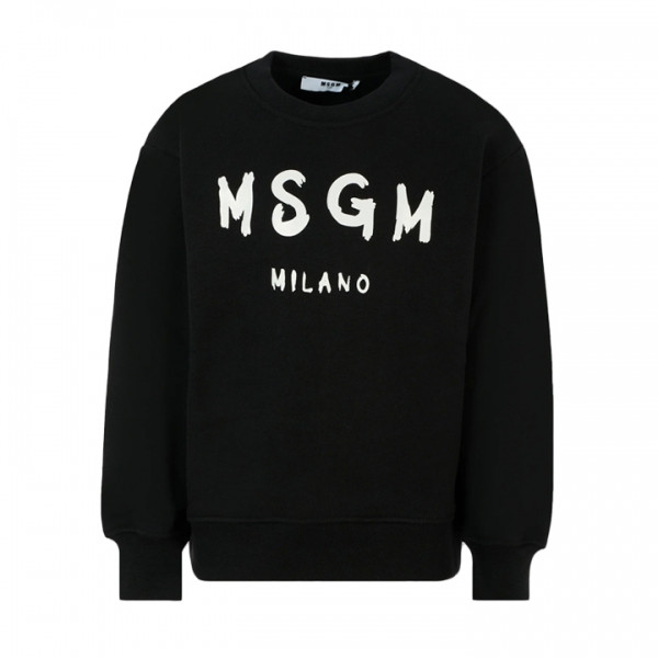◆키즈◆25FW 여성 로고 프린트 맨투맨 블랙 F5MSJUSW018 110