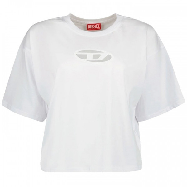 ◆당일◆25SS T-BUXT-CROP-OD 로고 티셔츠 화이트 A15096 0NIAX 100