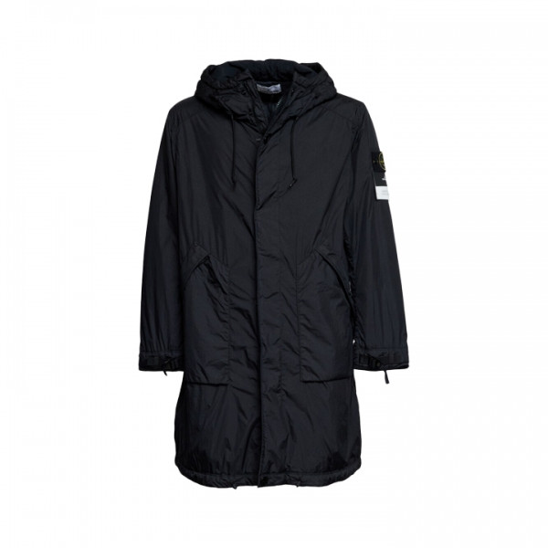 ◆당일◆25FW 와펜 가먼트다이 크링클랩스 프리마로프트 롱 패딩자켓 블랙 K2S15 7100003 S0A23 V0029