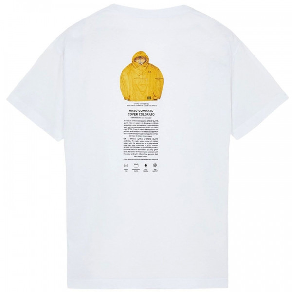 ◆13주년◆백 로고 프린팅 티셔츠 화이트 76152NS91 V0001