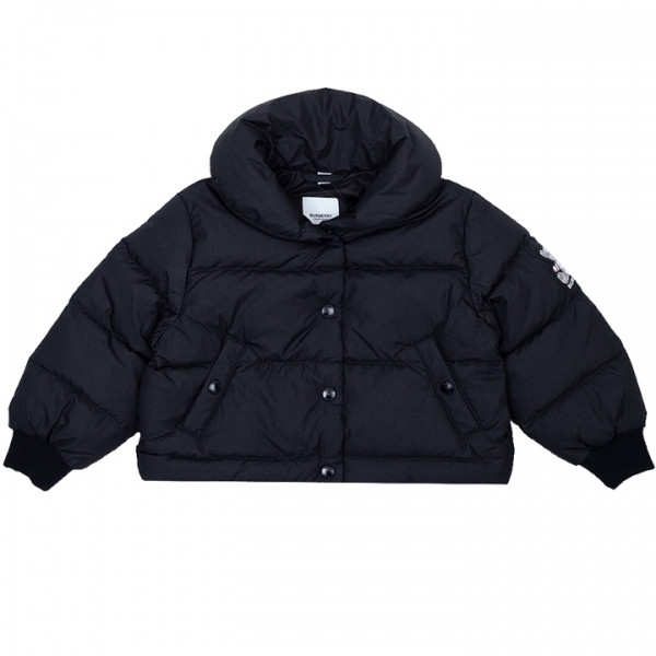 ◆키즈◆22FW 여성 테디베어 패치 패딩자켓 블랙 8053905