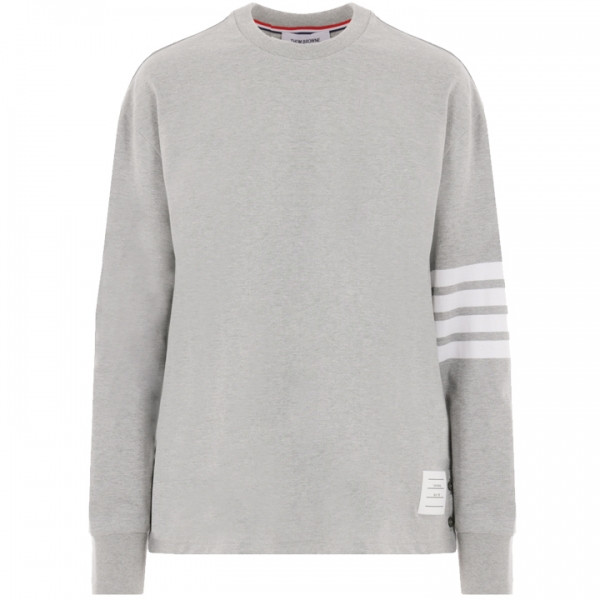 ◆당일◆24FW 사선완장 오버핏 롱슬리브 티셔츠 라이트 그레이 FJS066A 06221 055