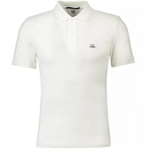 ◆당일◆24SS 로고 자수 폴로 티셔츠 화이트 16CMPL216A 006057O 103