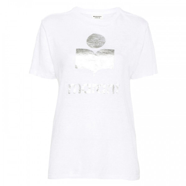 ◆당일◆25SS 쥬얼 ZEWEL 로고 린넨 티셔츠 화이트 TS0001FB A1N10E 20WH