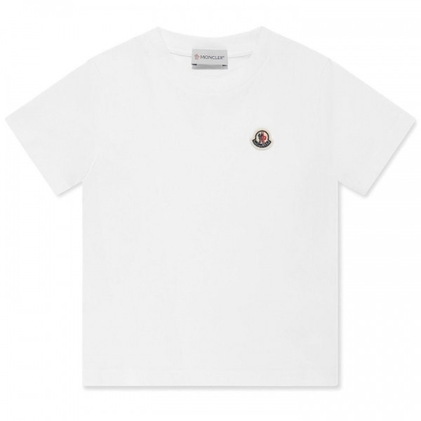 ◆키즈◆25SS 키즈 로고 패치 티셔츠 화이트 8C000 07 83907 001