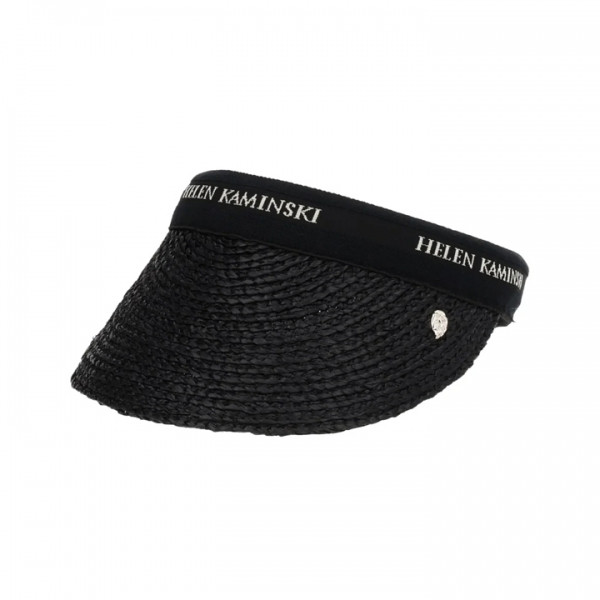 ◆당일◆26SS 비앙카8 라피아 바이저햇 차콜/블랙 HAT52204 BIANCA 8 CHARCOAL BLACK