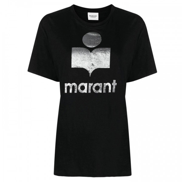 ◆당일◆25SS 쥬얼 ZEWEL 로고 린넨 티셔츠 블랙 TS0001FB A1N10E 01BK