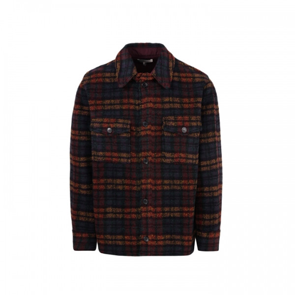 ◆14주년◆KERVONT 체크 셔츠자켓 블랙 VE1839 22A011H MUBK