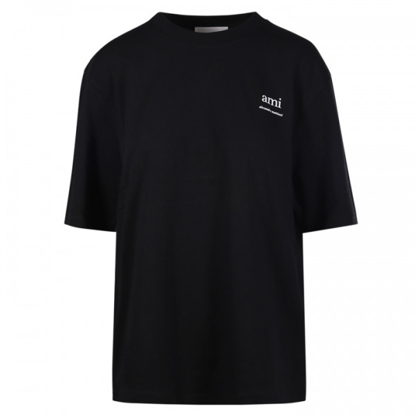 ◆당일◆24FW 미니 로고 프린팅 티셔츠 블랙 UTS024 726 001