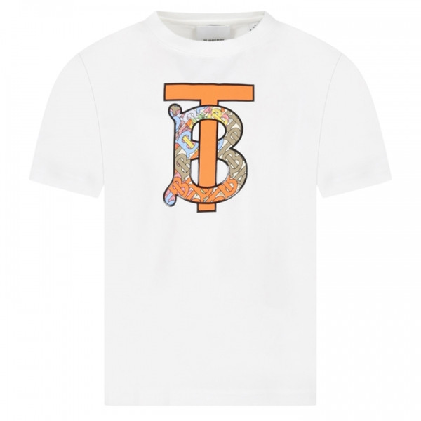 ◆키즈◆23SS 여성 TB 로고 티셔츠 화이트 8061416