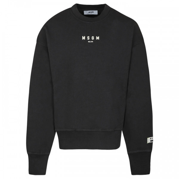 ◆키즈◆24FW 키즈 로고 맨투맨 블랙 F4MSJUSW174 103