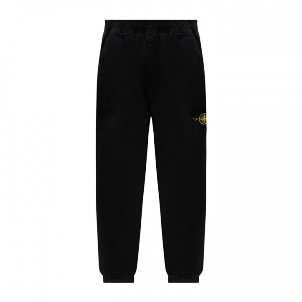 ◆당일◆25FW 와펜 패치 오가닉 코튼 루즈핏 조거팬츠 블랙 K2S15 3100009 S0184 V0129