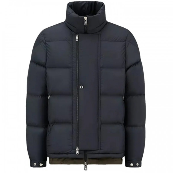 ◆당일◆24FW 마키안 MAKIAN 로고 패치 숏 다운 패딩 자켓 블랙/다크네이비 1A002 40 54A81 999
