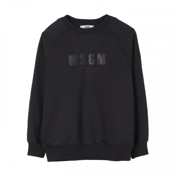 ◆키즈◆키즈 로고 프린팅 스웻셔츠 블랙 S5MSJUSW168 110