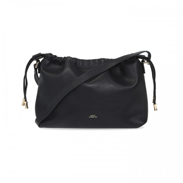 ◆당일◆26SS 니논 NINON 드로스트링 크로스백 블랙 PUAAT F61583 LZZ