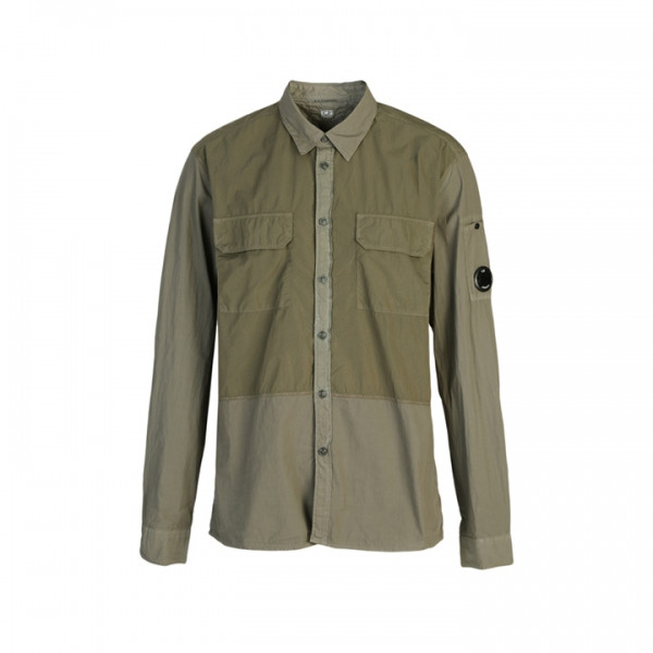 ◆15주년◆렌즈 포플린 롱 슬리브 셔츠 카키 07CMSH227A 000982M 661