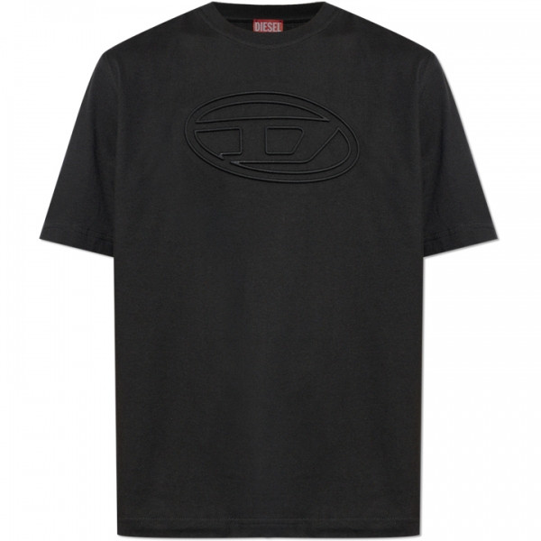◆당일◆25SS T-ADJUST-BIGOVAL 로고 티셔츠 블랙 A17402 0NJBM 9XX