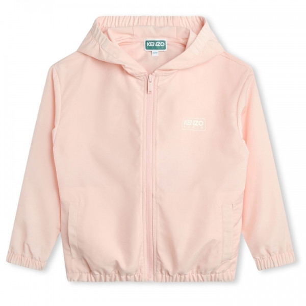 ◆키즈◆24SS 키즈 로고 프린트 후드 자켓 라이트핑크 K60361 46T