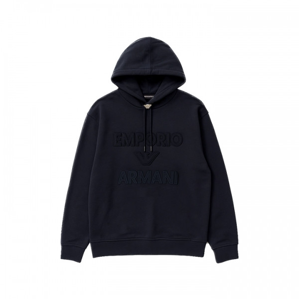 ◆당일◆25FW 엠보 로고 오버핏 후드티 네이비 EM001121 AF100131 UB118