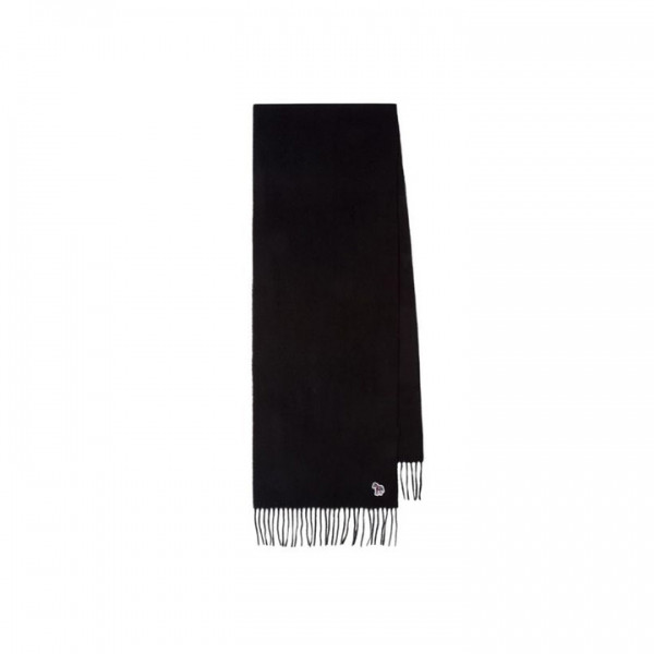 ◆당일◆26SS 지브라 로고 패치 울 머플러 블랙 M1A 150K PZEBRA 79