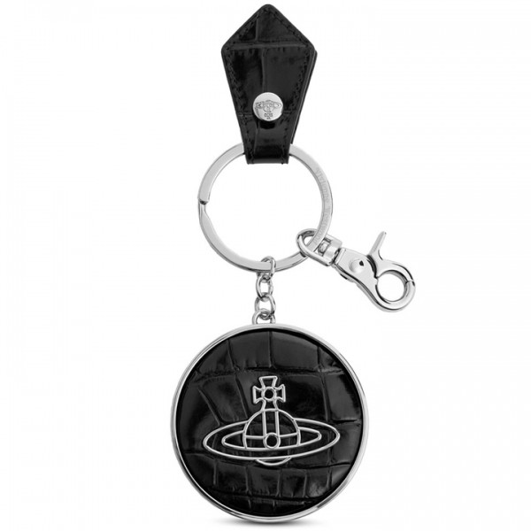 ◆당일◆25SS ORB 로고 씬 라인 키링 블랙 8203011HW L0039 N401