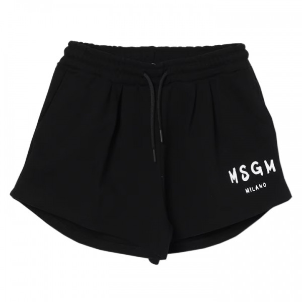 ◆키즈◆25SS 여성 로고 밴딩 프린트 버뮤다 숏팬츠 블랙 S5MSJGSH092 110