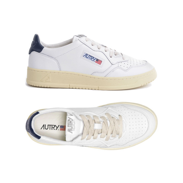 26SS 메달리스트 로우탑 스니커즈 화이트/블루탭 AULM LL12