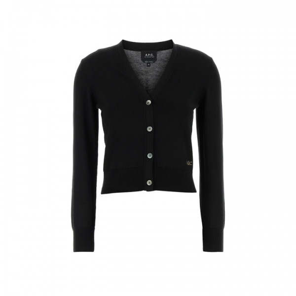 ◆당일◆26SS 로고 브이넥 가디건 블랙 COEZJ F22330 LZZ