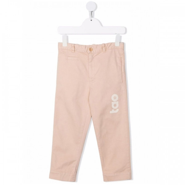 ◆키즈◆21FW 키즈 로고 프린트 팬츠 핑크 F21123 011FN