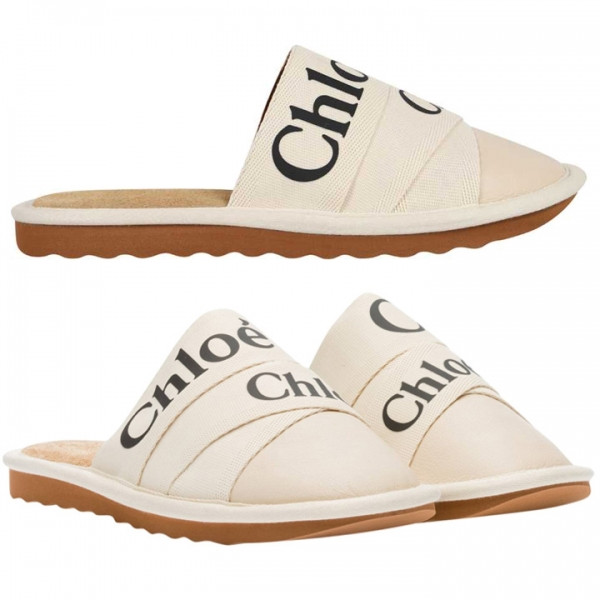 ◆당일◆25SS 우디 로고 스트랩 블로퍼 화이트 CHC21A489R4 101