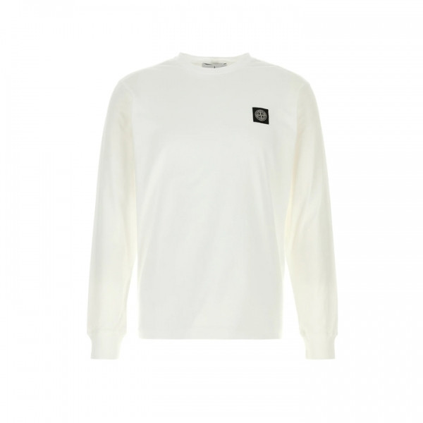 ◆당일◆26SS 로고 패치 롱슬리브 티셔츠 화이트 L1S15 2100031 S0013 V0001
