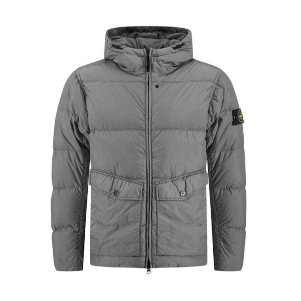 ◆당일◆25FW 가먼트다이 크링클랩스 후드 패딩자켓 그레이 K2S15 4100011 S0A23 V006B
