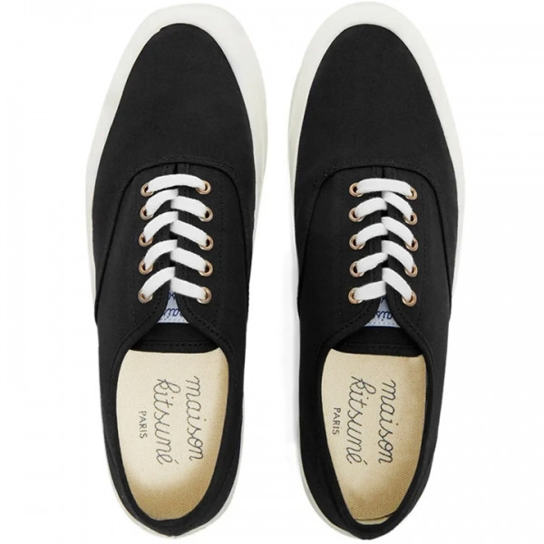 ◆당일◆24SS 캔버스 레이스업 스니커즈 블랙 CU04706WW9000 BK