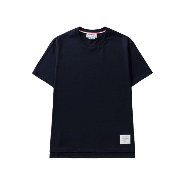 26SS 사이드 슬릿 릴렉스핏 티셔츠 네이비 MJS067A 00042 415